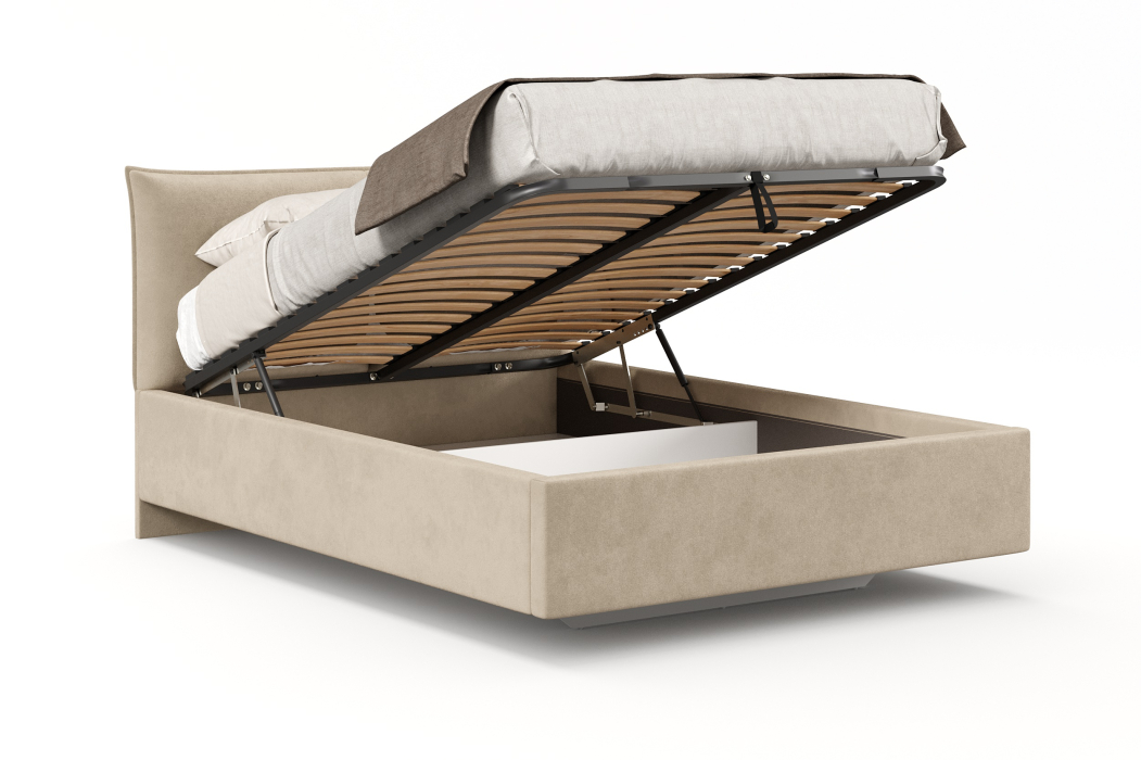Мягкая кровать, Кровать Премьера 1400 с подъёмным механизмом