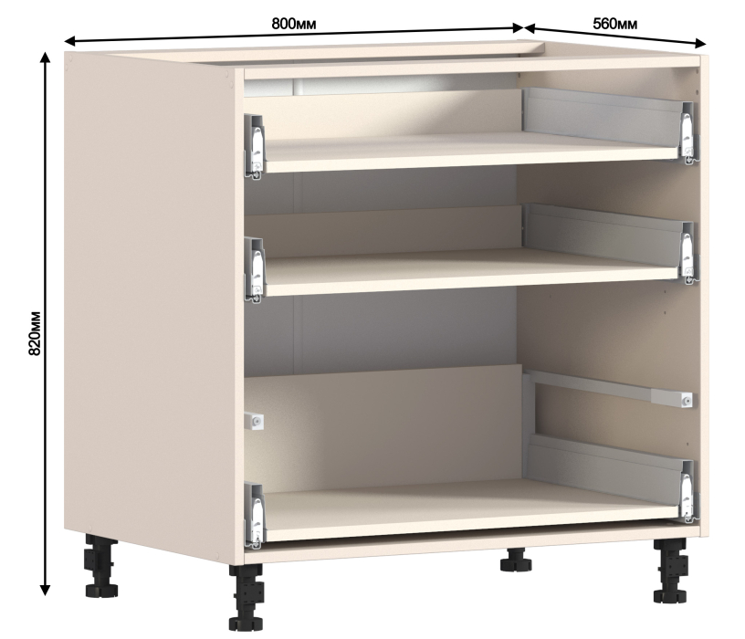 , Шкаф-Стол с ящиками Регина РСЯТ-80
