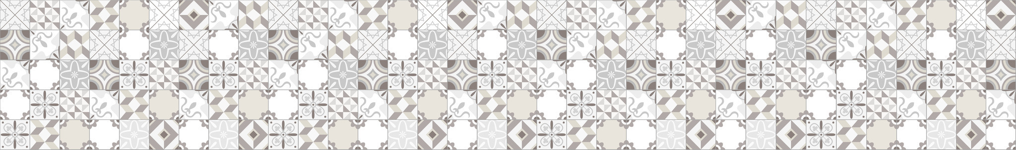 Стеновые панели из АБС-пластика, Кухонный фартук Восточный узор 2000x600x1.5 мм глянец