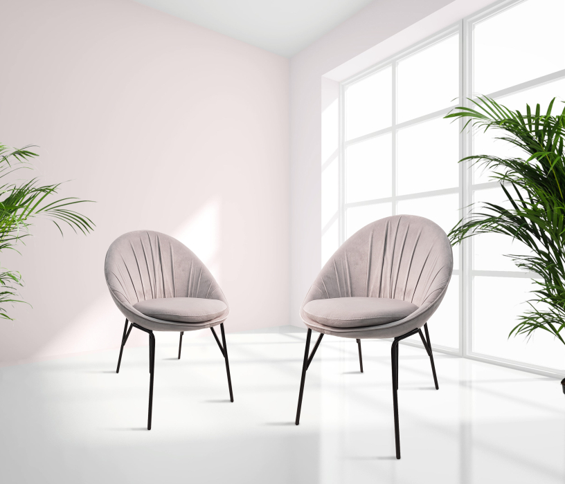 Стулья, КОМПЛЕКТ Стул ZL201902550 (G062-37 LIGHT GRAY) -2 шт