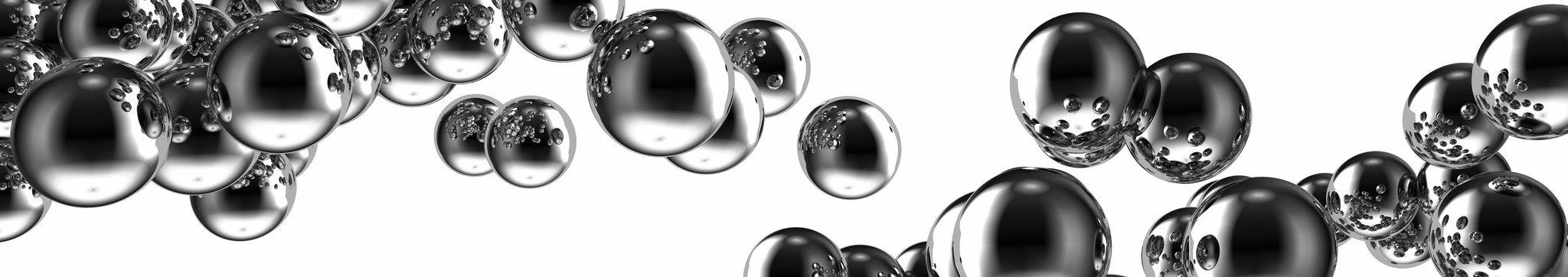 Стеновые панели из АБС-пластика, Кухонный фартук Шары 3D 2000x600x1.5 мм глянец