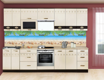 Кухонный фартук Острова 2000x600x1.5 мм глянец