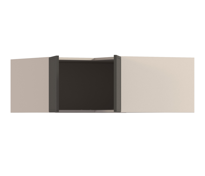 Квадро, Квадро шкаф навесной угловой 2 дв 90х36 см