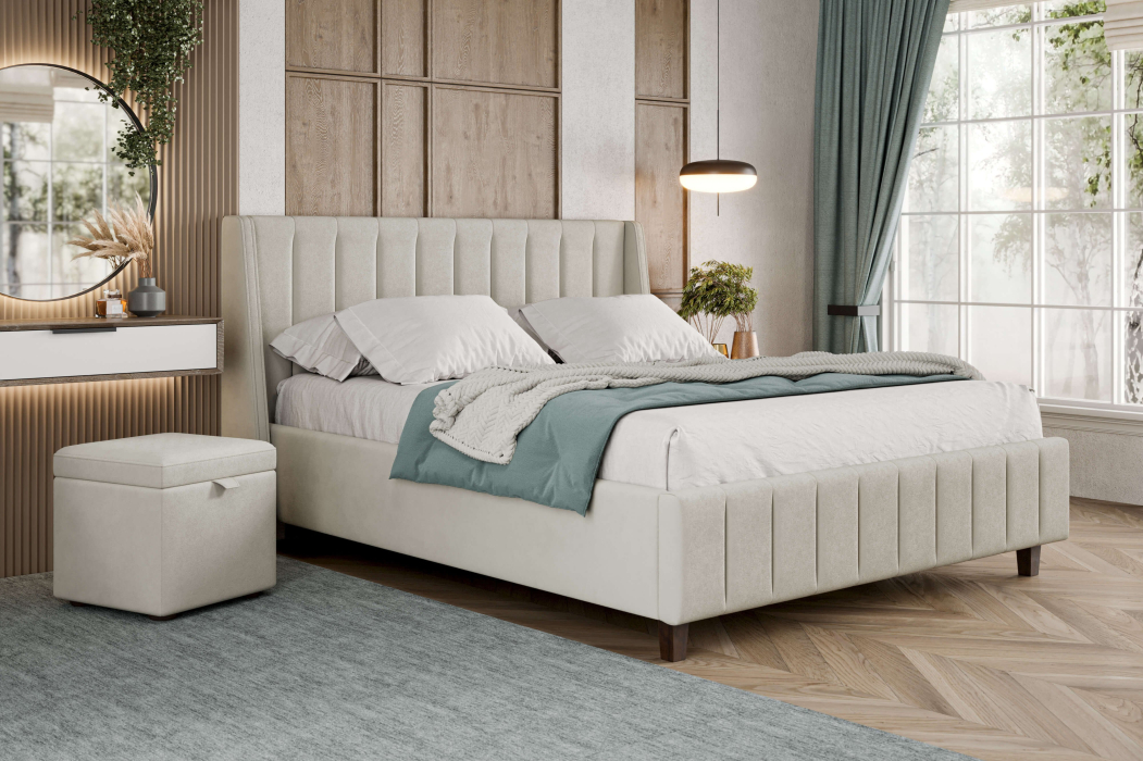 Мягкая кровать, Кровать Милана 1200