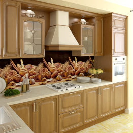 Кухонный фартук Хлеб 2000x600x1.5 мм глянец