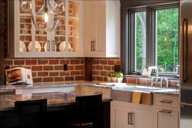 Кухонный фартук Кирпичи лофт 3000x600x1.5 мм глянец