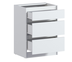 Леон стол 3 ящ 60х82 см