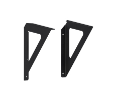 Твин, Твин Менсолодержатель для полок СБ-3387;3412 Черный матовый (2шт) (опция)