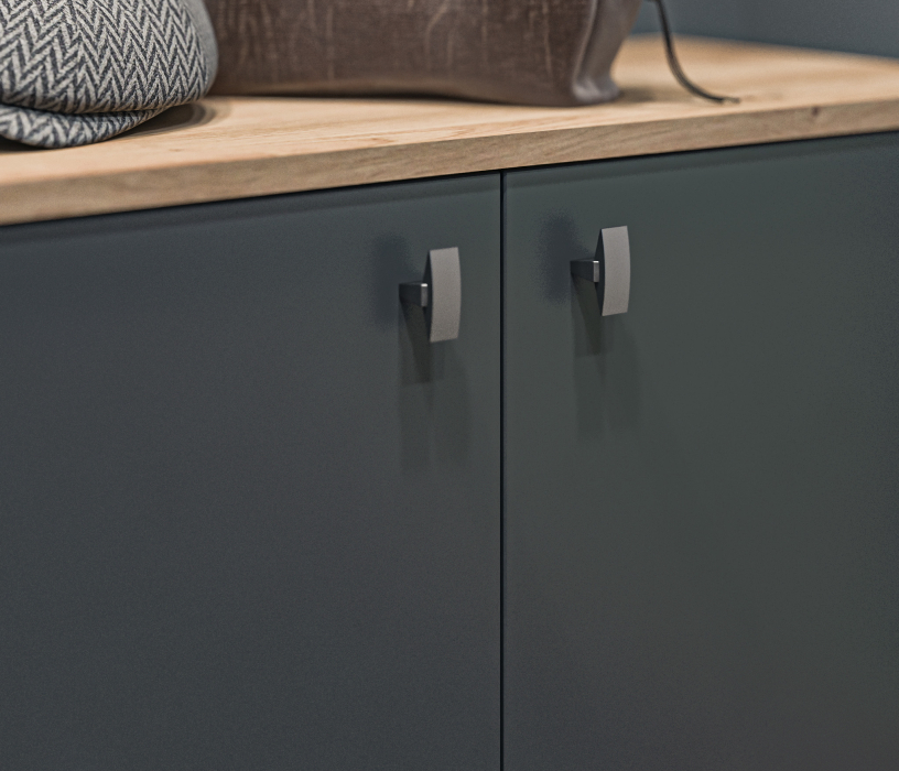 Тумбы, Тумба Сидней СБ-2583 Дуб дикий/Диамант серый