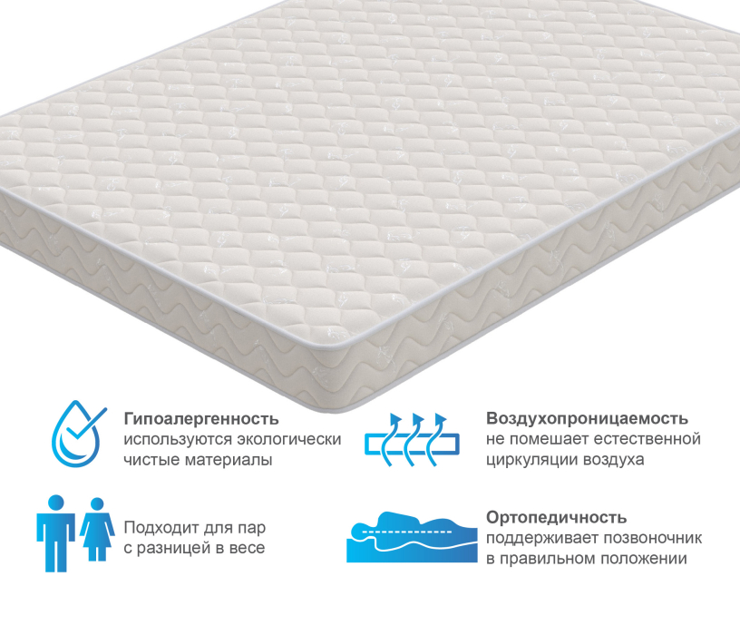 1600 x 2000, Матрас Орматек Холидей 160х200
